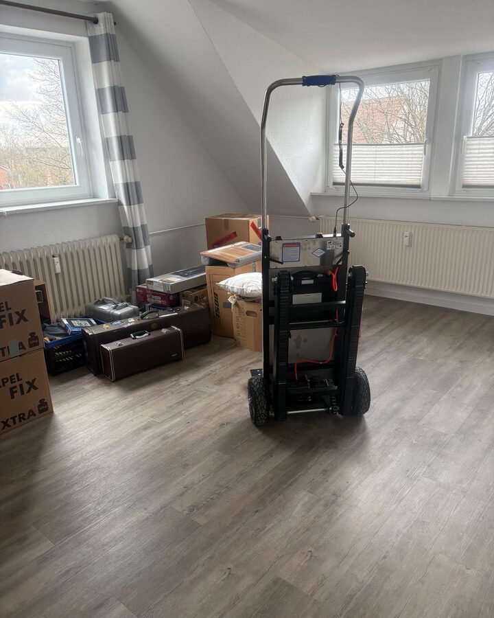 Elektrischer Treppensteiger in einer Wohnung